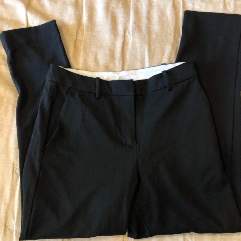 H&M black straight leg ankle pants